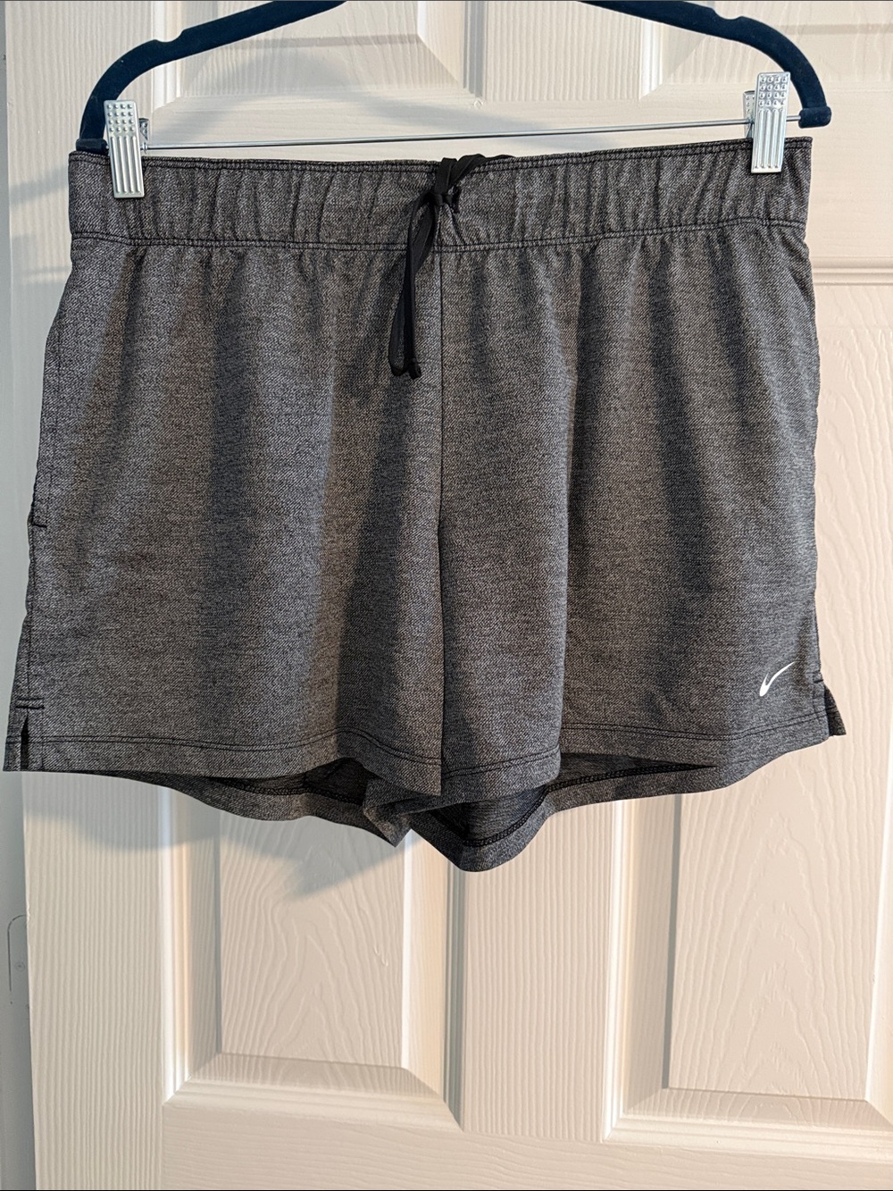 Nike Charcoal Grey Performance Shorts with Drawstring